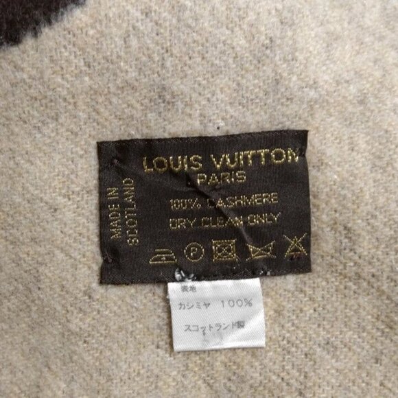 LOUIS VUITTON Echarpe Reykjavik Maroon Monogram - Unconfirmed Scarf 691-032925 - Picture 6 of 6